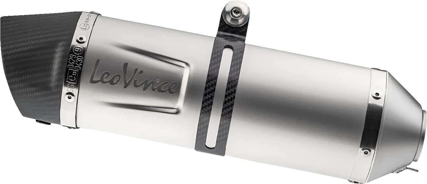 LeoVince LV One Evo Slip-On Muffler - Stainless Steel