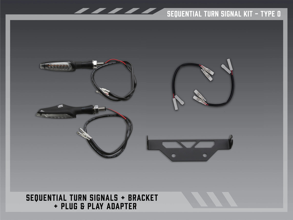 Yoshimura Type O Sequential Signal Kit For V2 Fender Eliminators