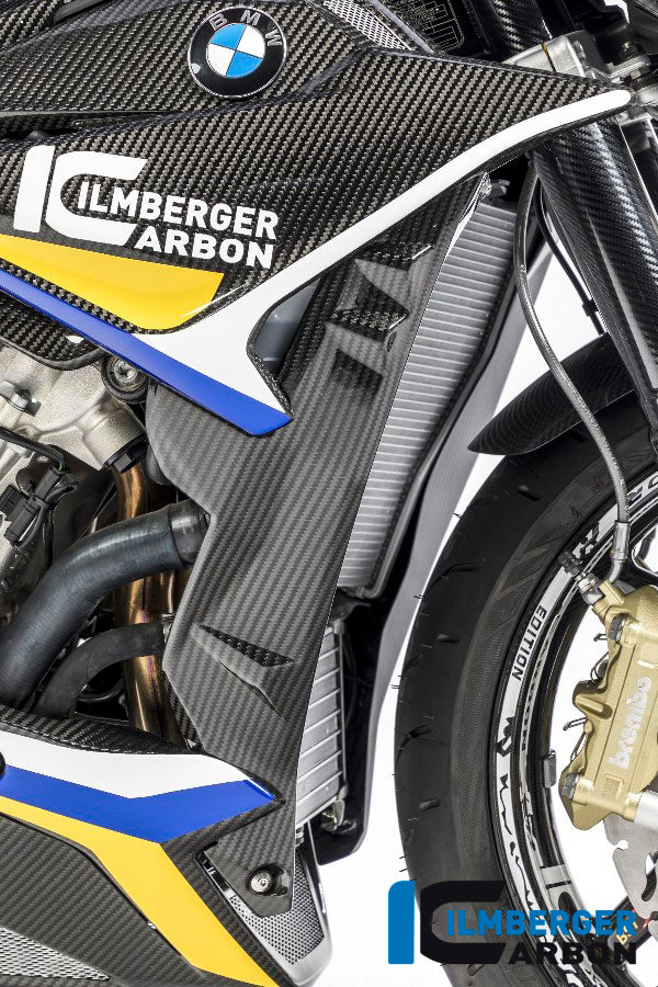 Ilmberger Carbon Radiator Cover / Badge Holder Right Side - BMW S 1000 R (Ab 2017)
