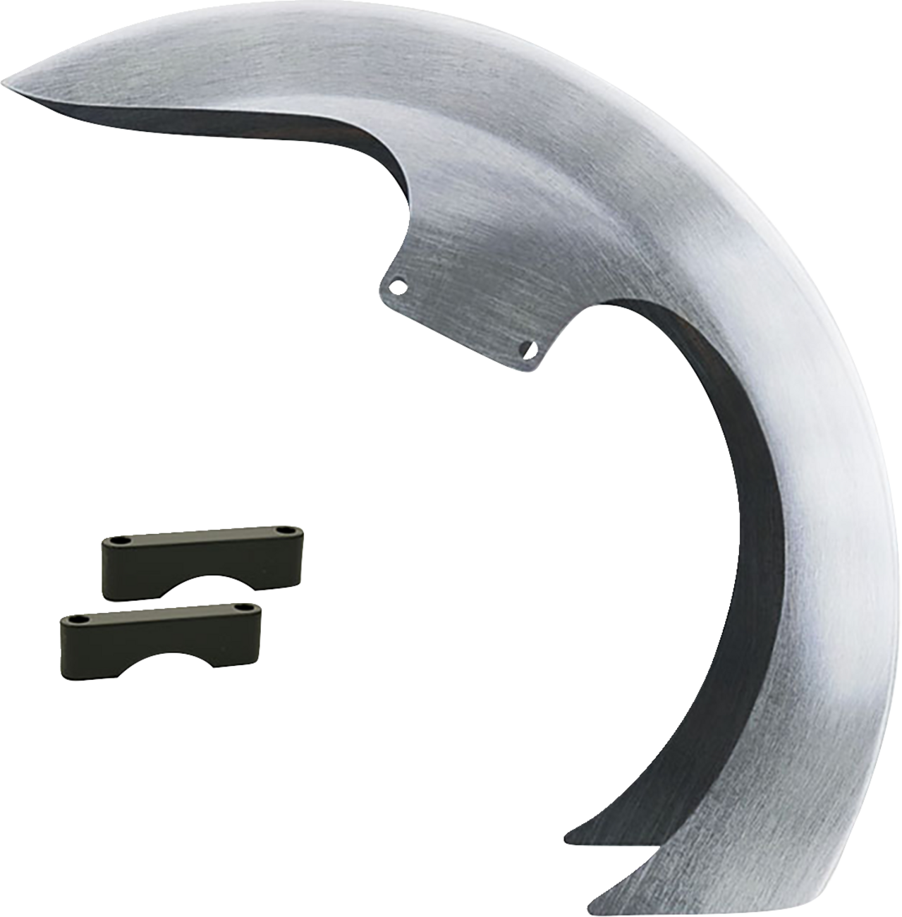 Paul Yaffe Bagger Nation DEI Front Fender - 16"-19" Wheel - With Black Adapters - HD Touring