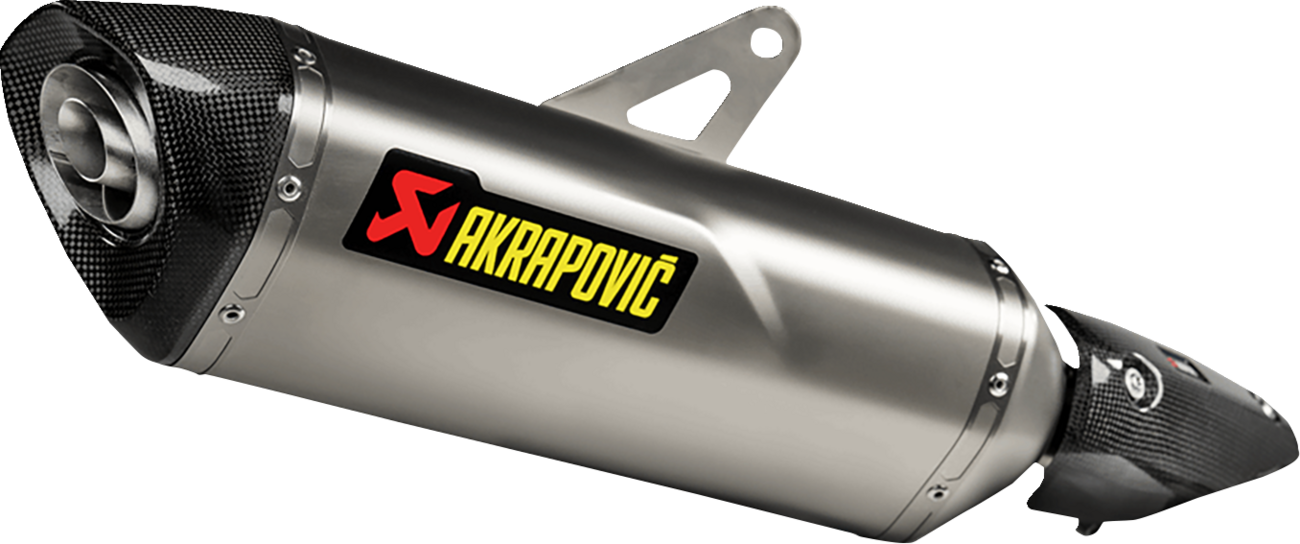 Akrapovic Slip-On Line Muffler - Titanium - Ninja 7/Z7 Hybrid