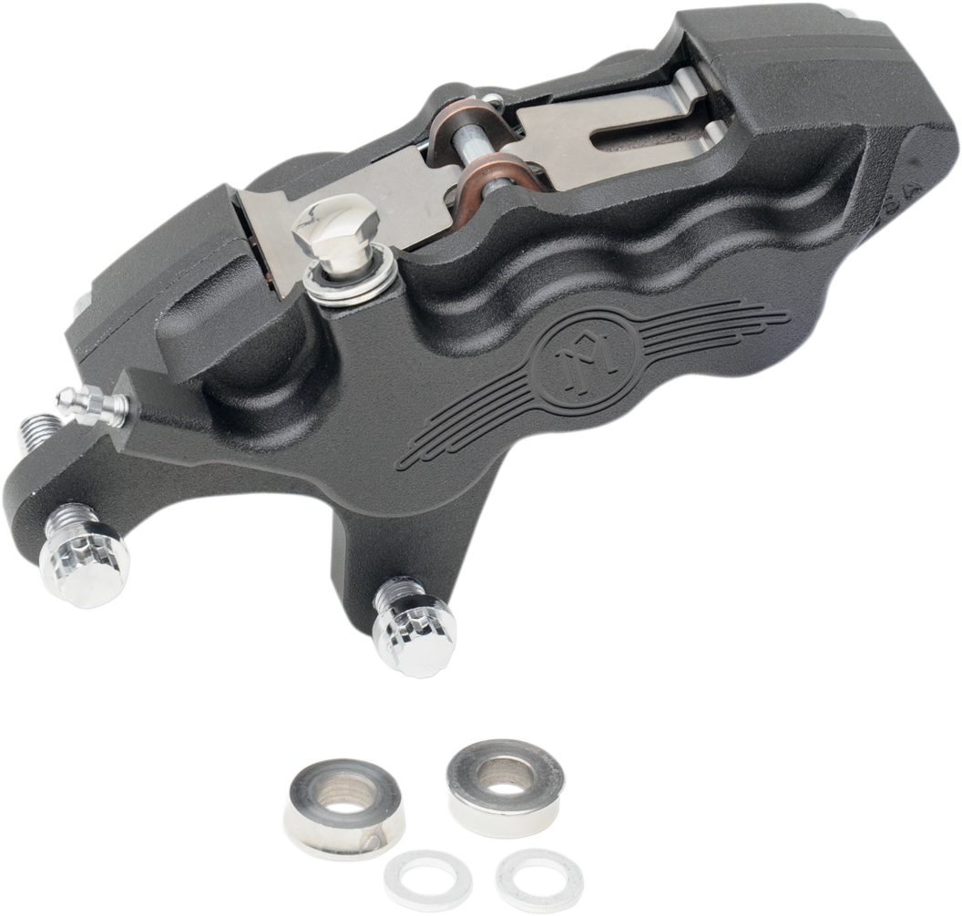 Performance Machine (PM) 6 Piston Caliper - 11.5" - Left - Black Ops