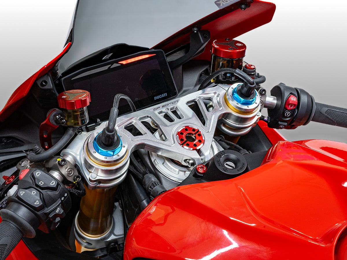 PSS10 -  PANIGALE V4 MY 2025 UPPER STEERING PLATE GP EDITION