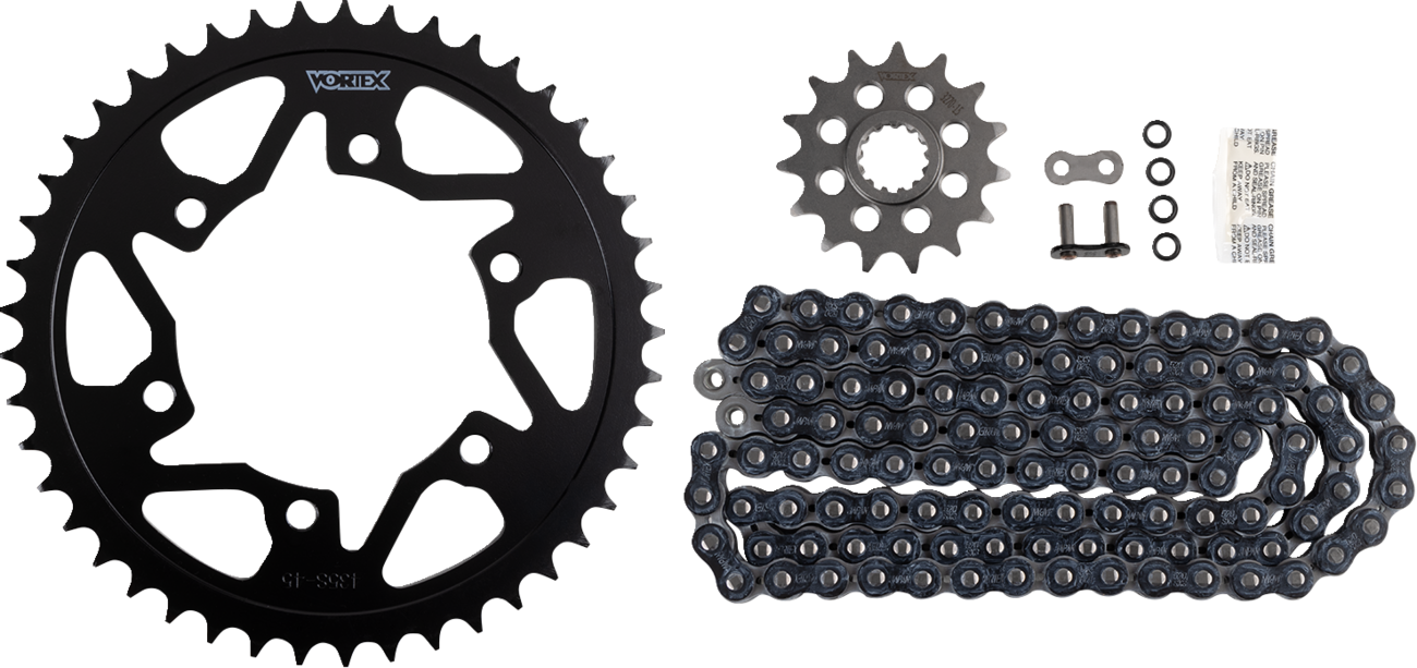 Vortex Chain And Sprocket Kit - HFRS - Black - Suzuki GSX-R600