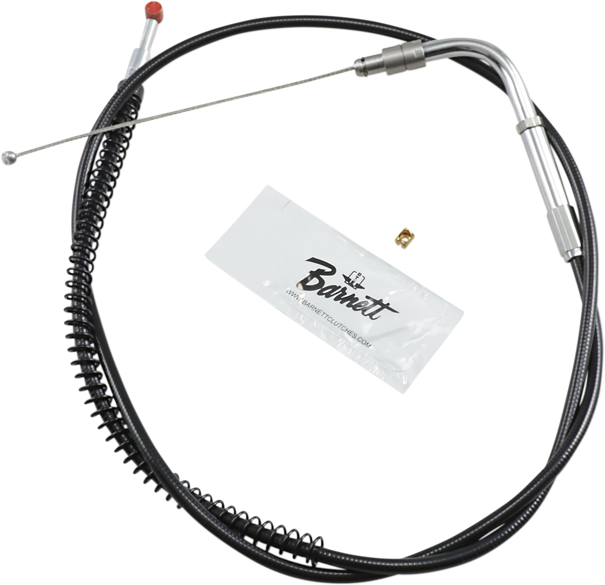 Barnett Black Vinyl Throttle Cable - +6" Size - 35-1/2" Length