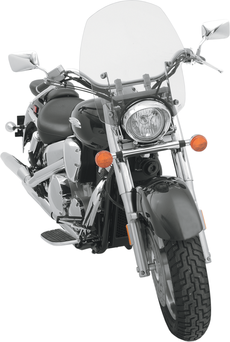 Memphis Shades Alley Cat Windshield - 9" Headlight Cutout - Solar