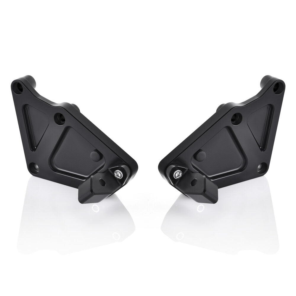 Rizoma Off-Road Additional Footpeg Brakets - Black / Rider