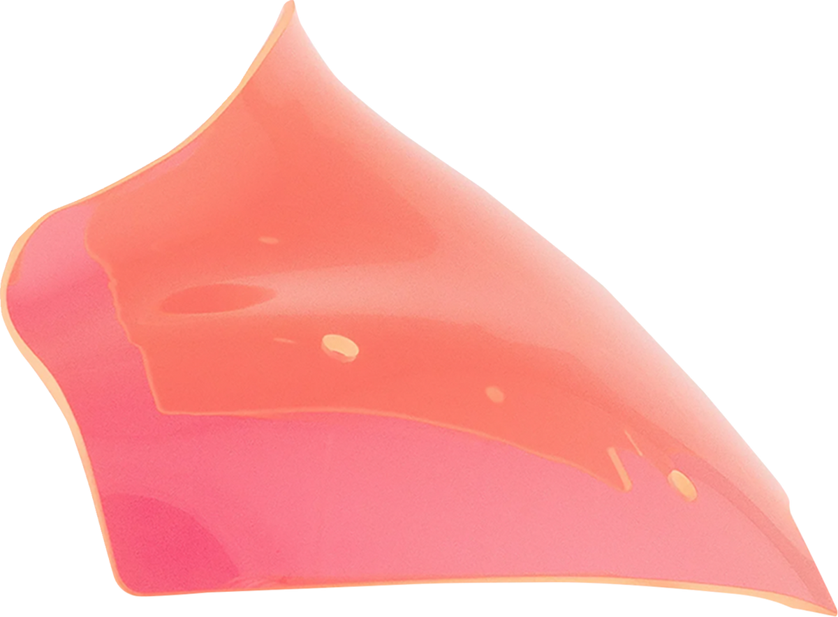 Klock Werks Ice Flare® Windshield - 10" - Pink Ice - '23-'25 FLTRX