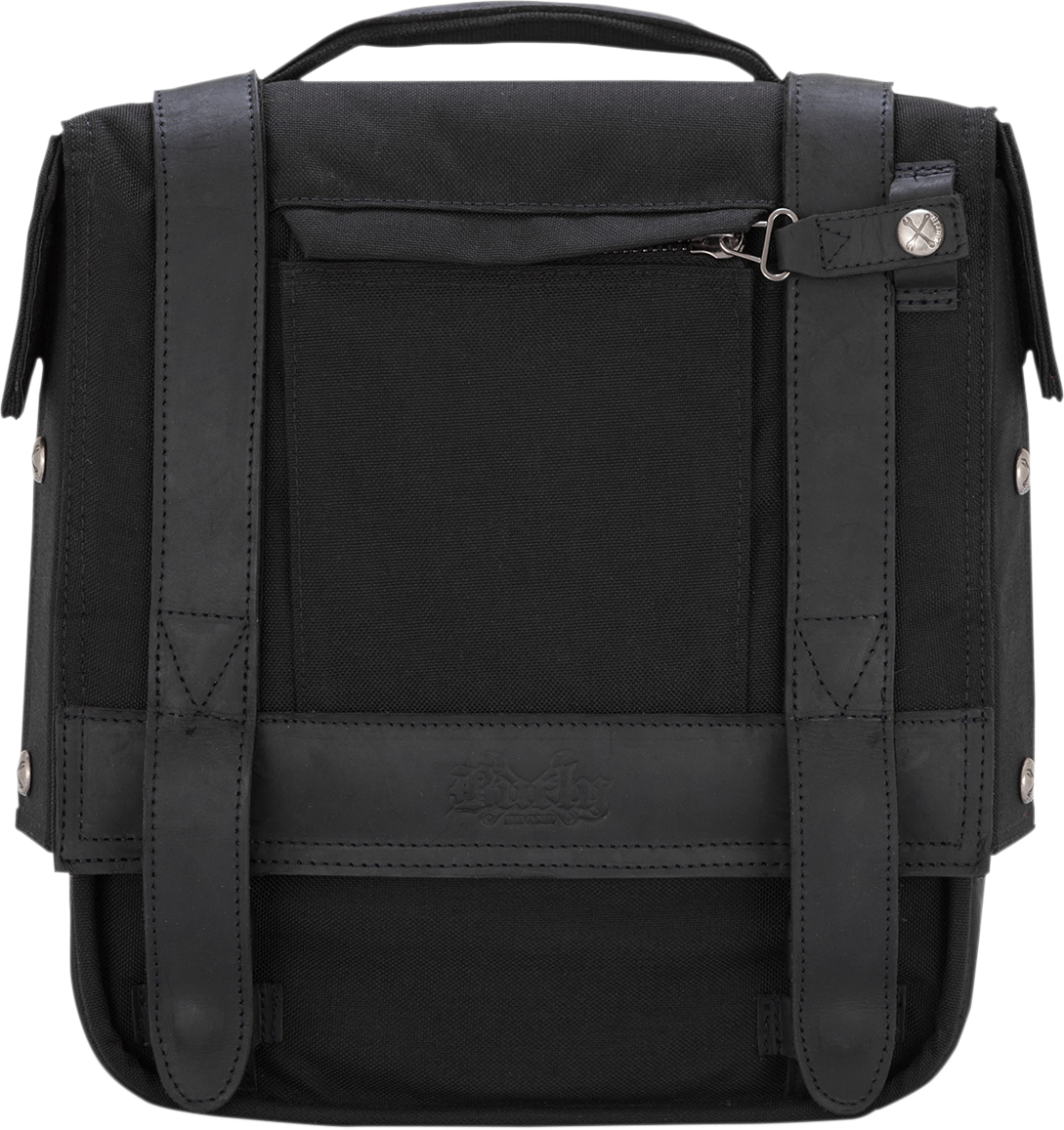 Burly Brand Voyager Detachable Cordura® Saddlebag - Black