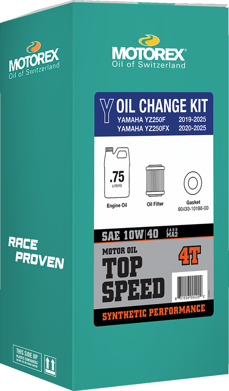 Motorex Oil Change Kit - Yamaha YZ 250 - 10w-40