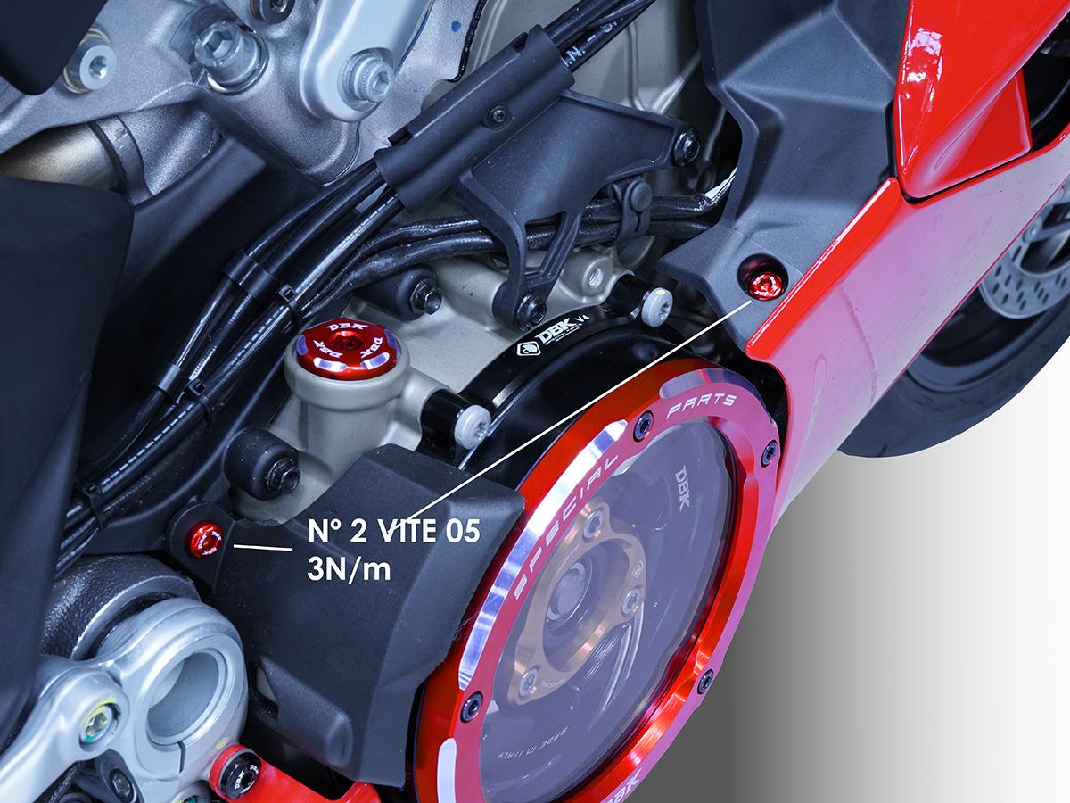 Ducabike DBK KVT101 - Panigale V4 My 2025 Low Right Side Tank Panel Screws Kit