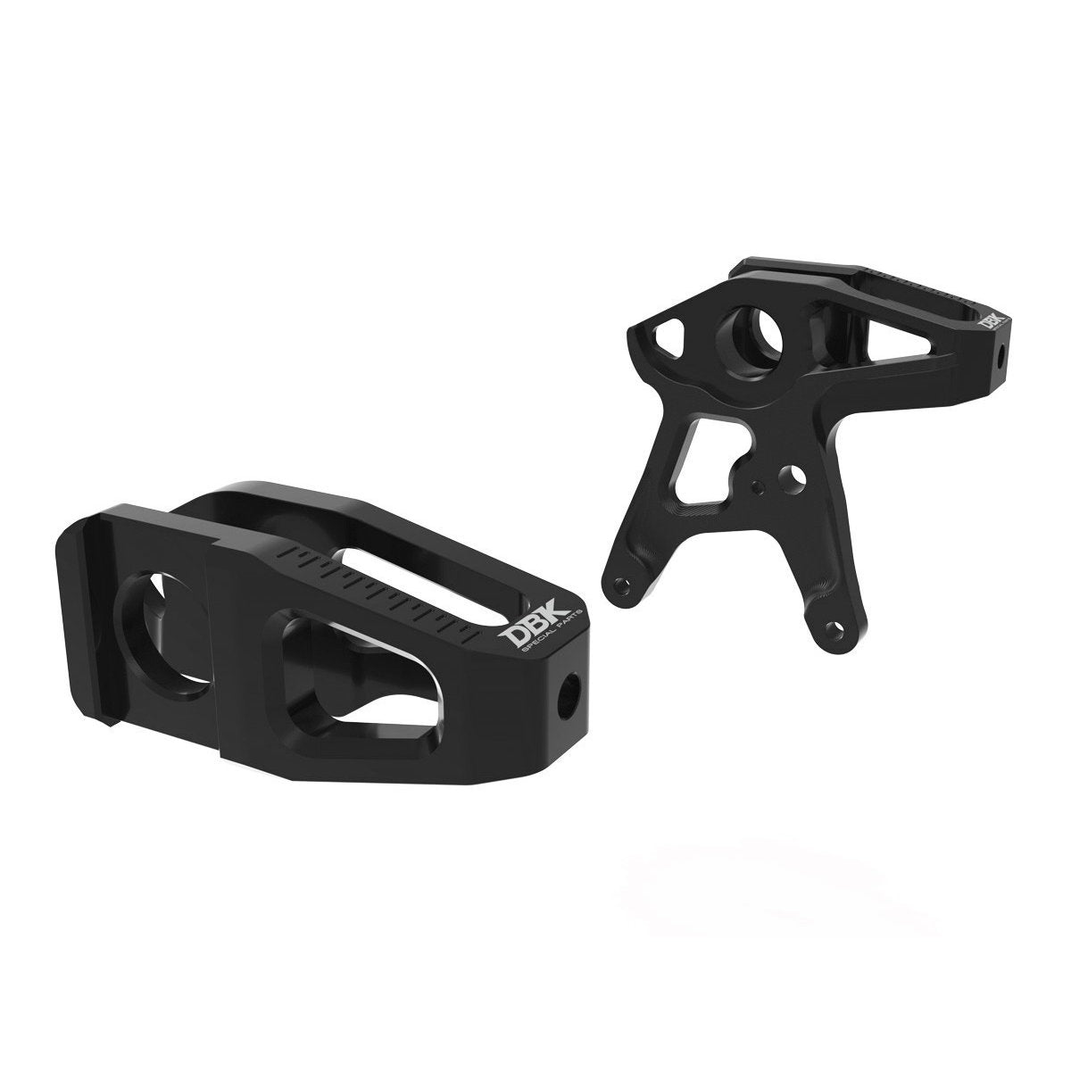 Ducabike DBK CNC Chain Adjuster and Caliper Bracket Ducati Panigale V4 V4S Tricolore