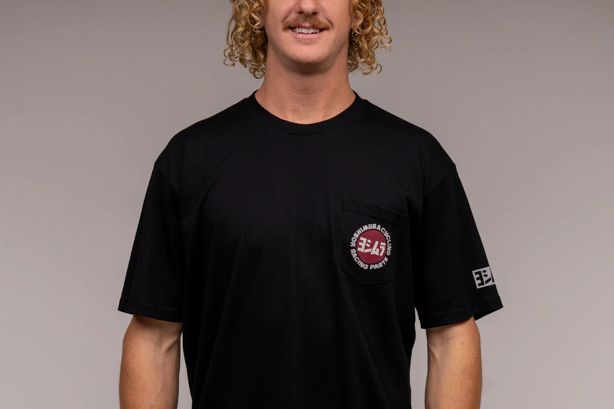 Yoshimura Racing Parts Pocket Tee Black