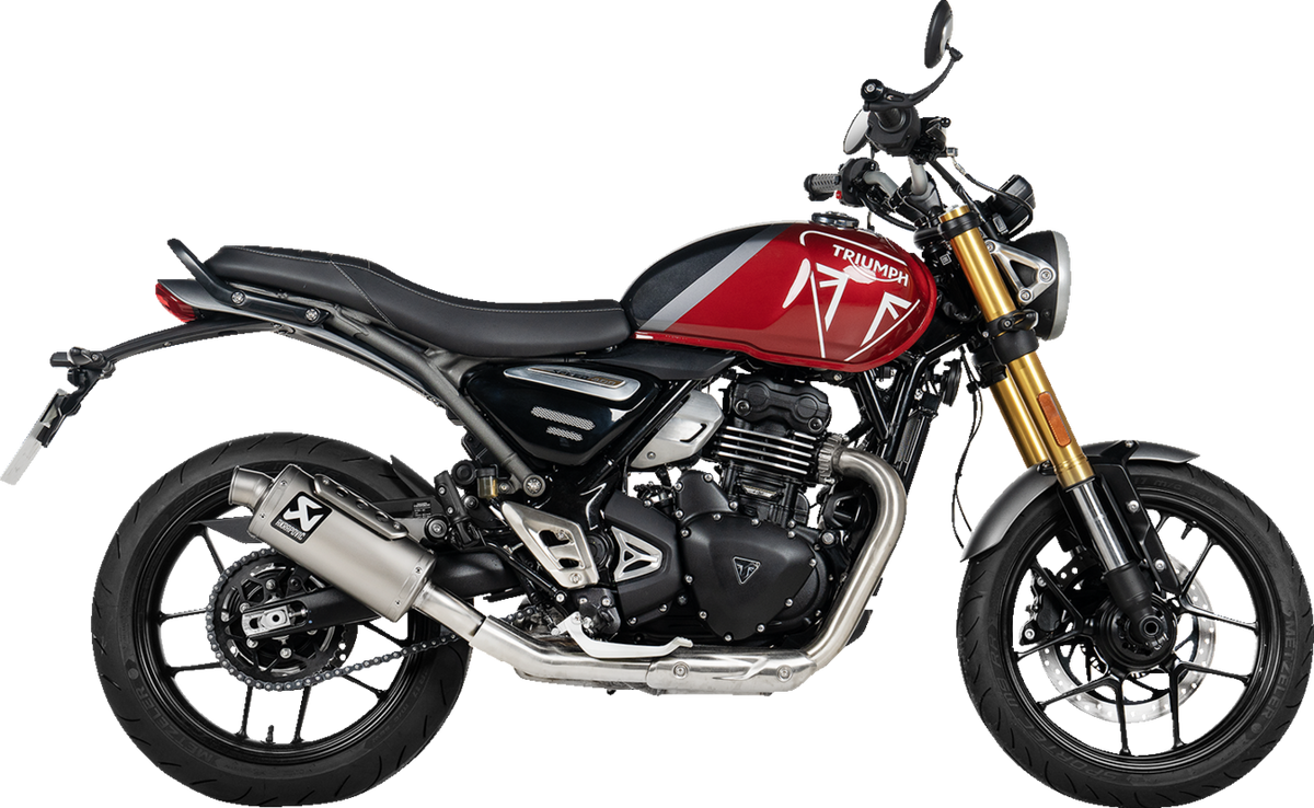 Akrapovic Slip-On Line Muffler - Titanium - Speed/Scrambler 400