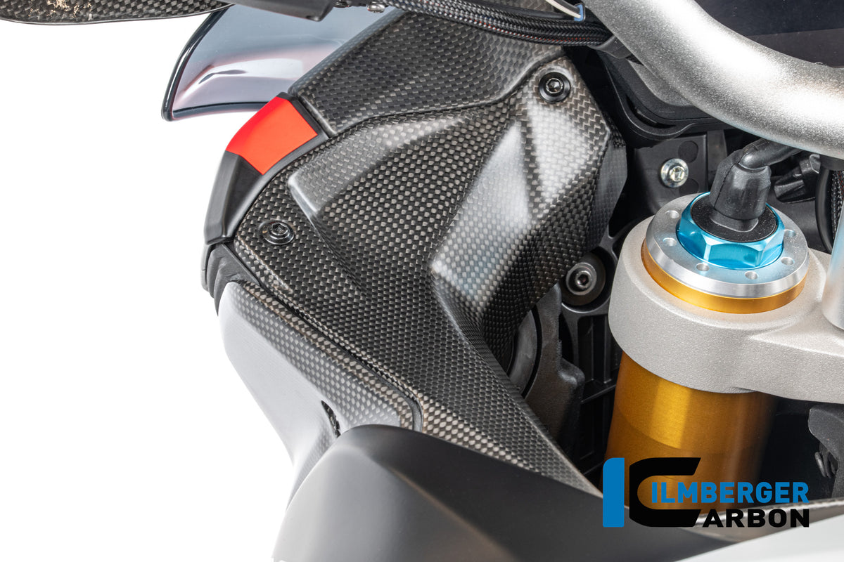 Ilmberger Carbon Cover Near The Instruments Left Side Matt Multistrada V4