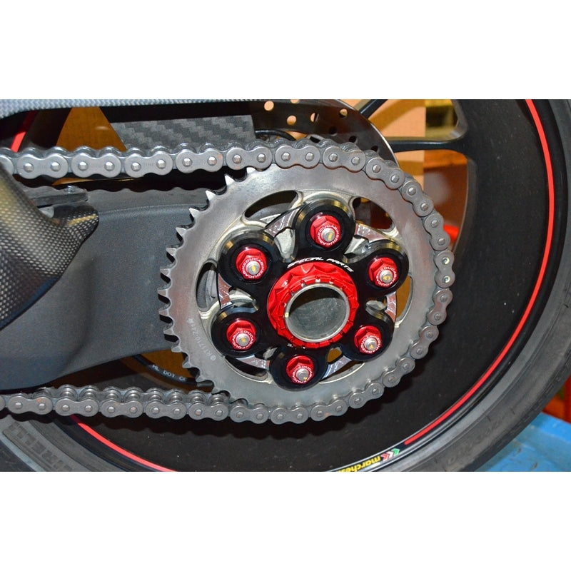 Ducabike DBK Bicolor Sprocket Carrier for Ducati Panigale V4 V4S V4R Speciale