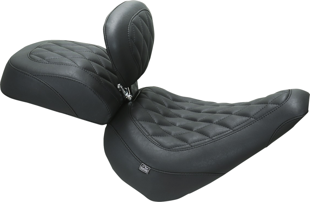 Mustang Wide Tripper™ Passenger Seat - Diamond - Black Stitch - FXBR '23-'25