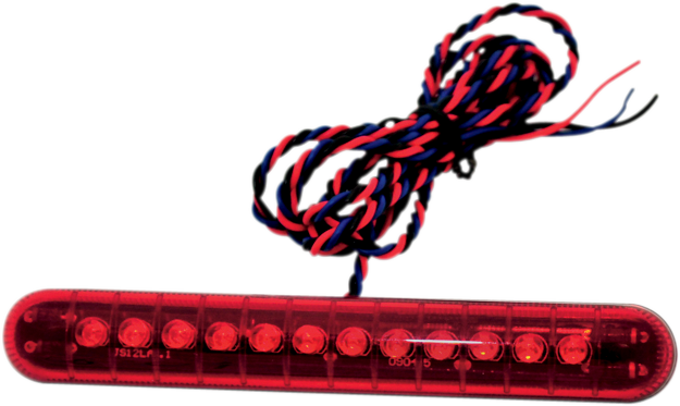 Custom Dynamics Dual Intensity LED Light Bar - Non-Sequential With Flashing Brake - Red