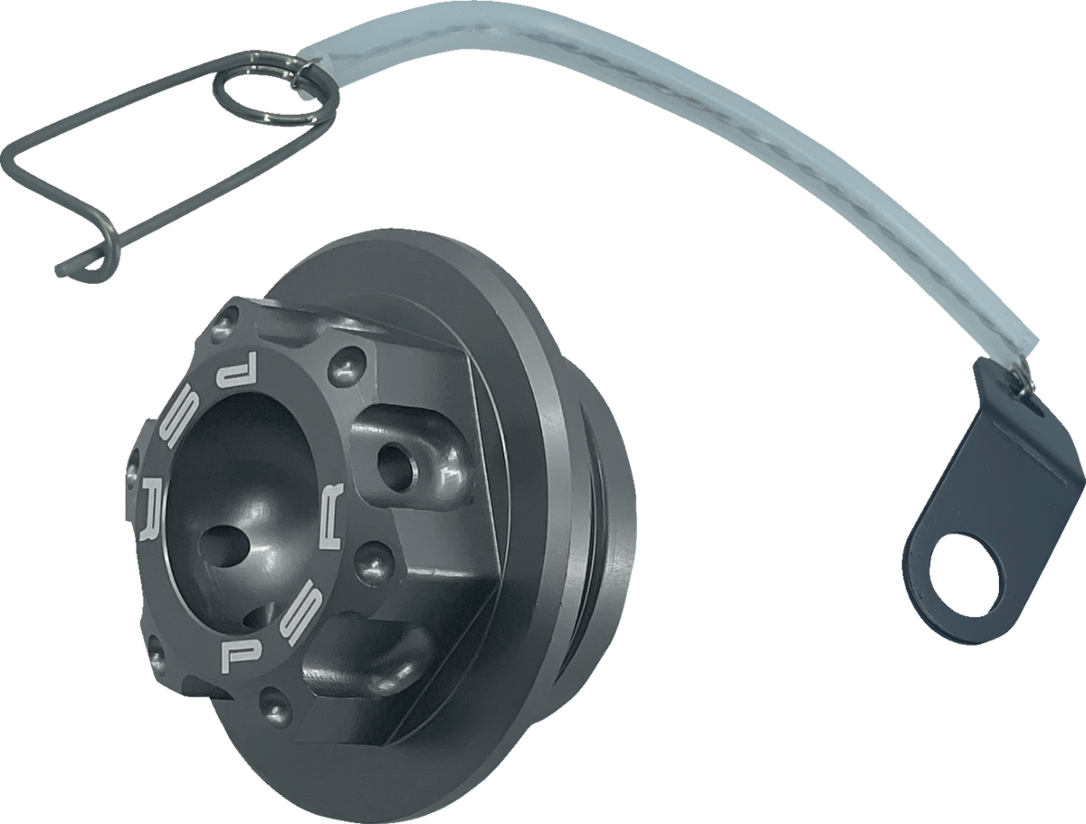 PSR Oil Cap Kit - Gunmetal - M30 X 1.5 - Kawasaki