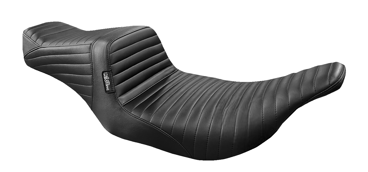 Le Pera Tailwhip Seat - Pleated - Black - FL '97-'07