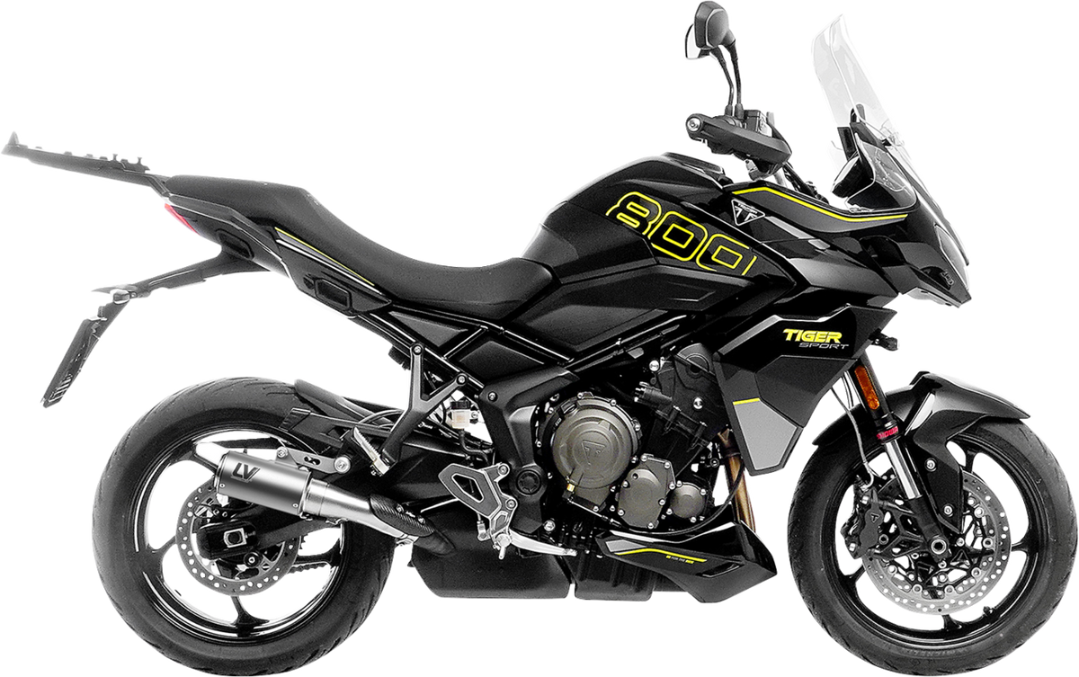 LeoVince LV-Corsa Slip-On Muffler - Titanium - Tiger Sport 800