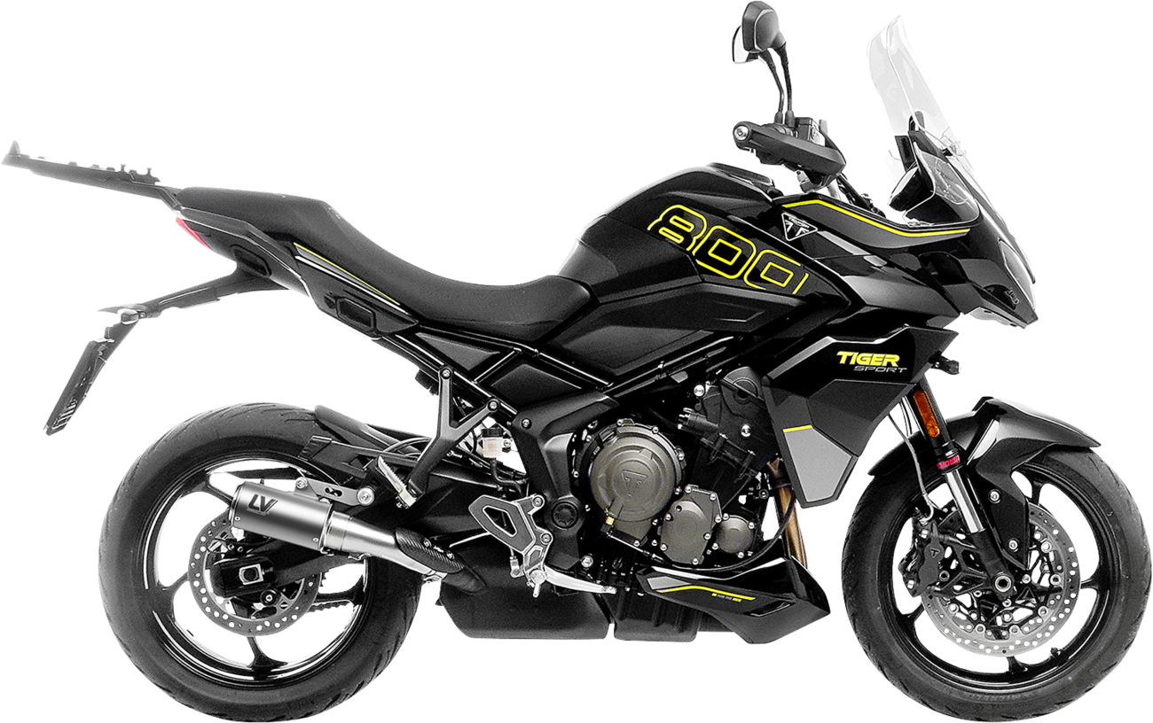 LeoVince LV-Corsa Slip-On Muffler - Titanium - Tiger Sport 800