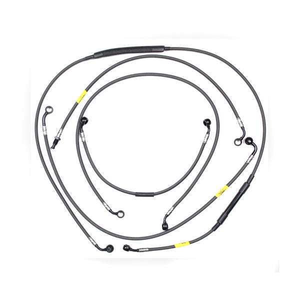 Fren Tubo Carbon Fiber Braided Brake Line Kit Panigale V4 V4S V4S Speciale