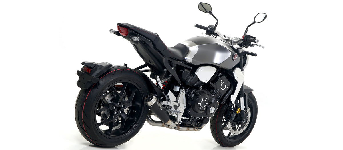 Arrow Full System With Pro-Race Nichrom Dark" Slip On"