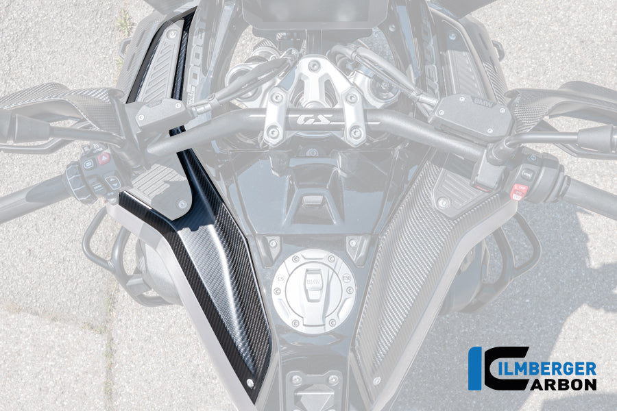 Ilmberger Carbon Upper Tank Cover Left BMW R 1300 GS Adventure - Matte / Twill