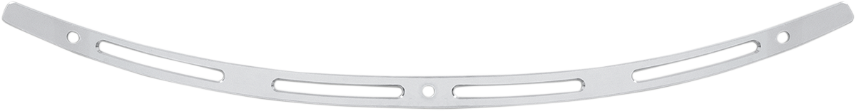 Memphis Shades Windshield Trim - Polished - Slots - FLH