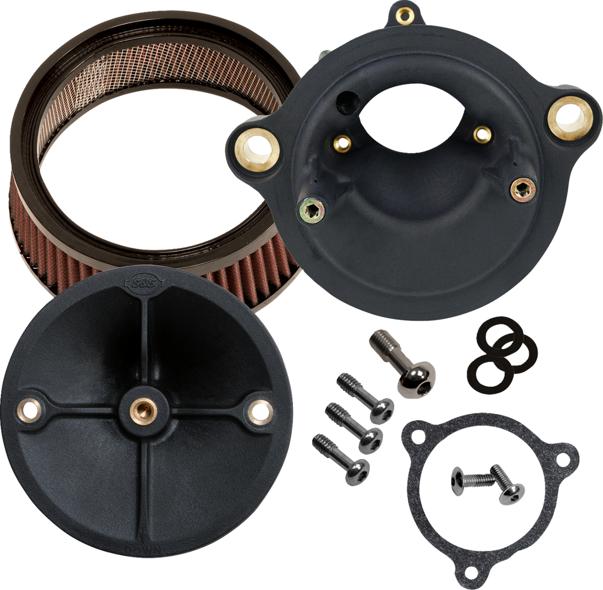 S&S Cycle Super Stock™ Stealth Air Cleaner Kit - No Cover - M8 Touring
