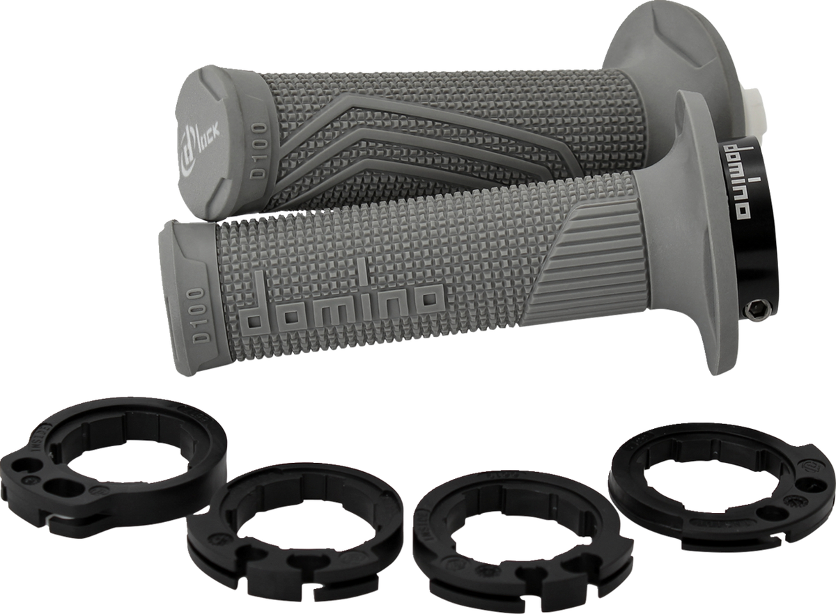 Domino D100 D-Lock Grips - Gray