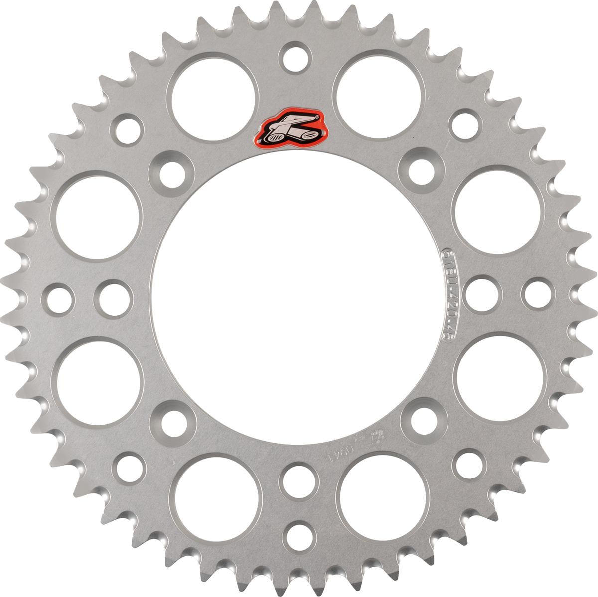 Renthal Rear Sprocket - Aluminum - 48 Tooth - Silver - Gas Gas/Husqvarna/KTM