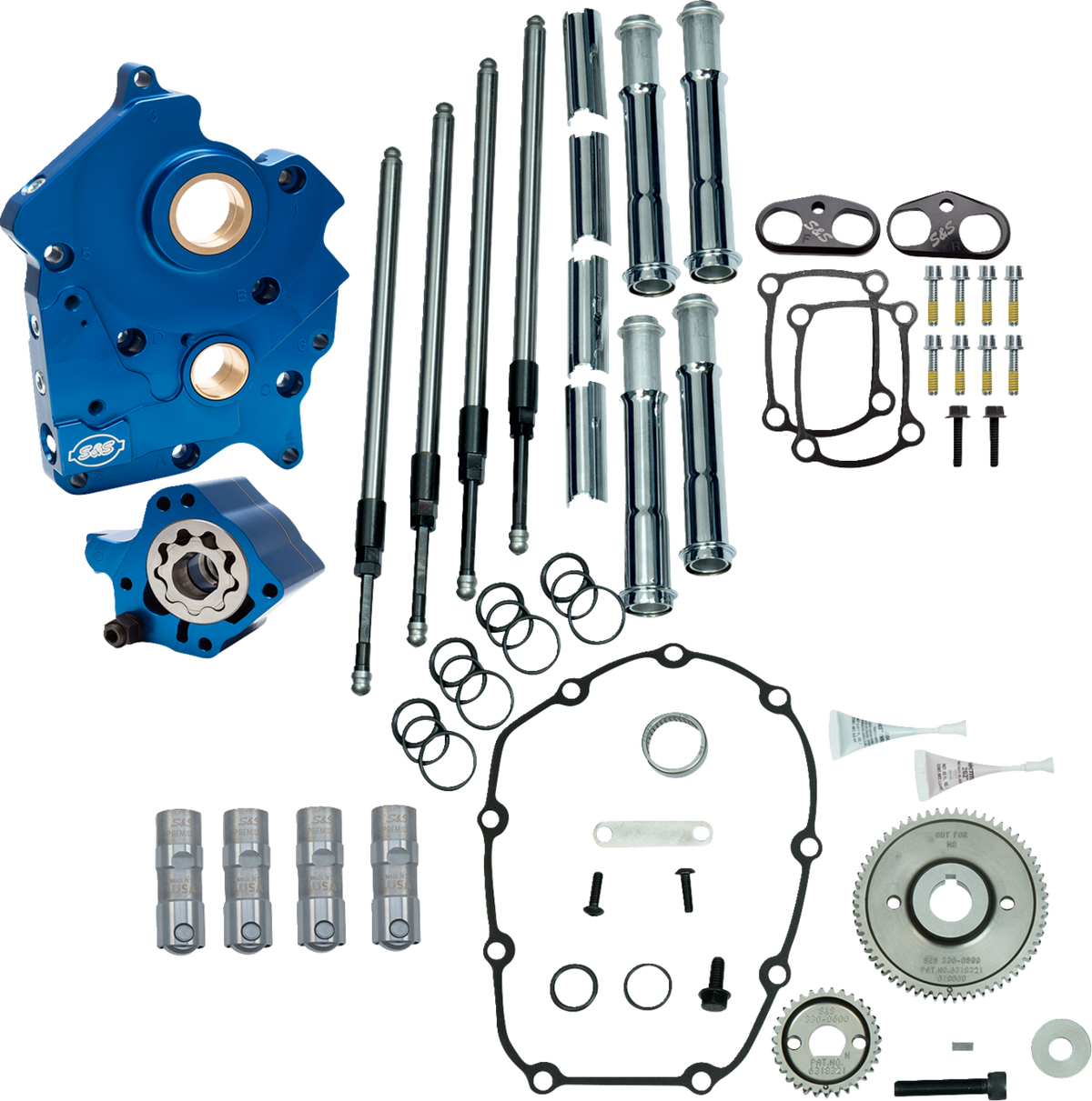 S&amp;S Cycle Cam Chest Kit Without Cams For Gear Drive M8