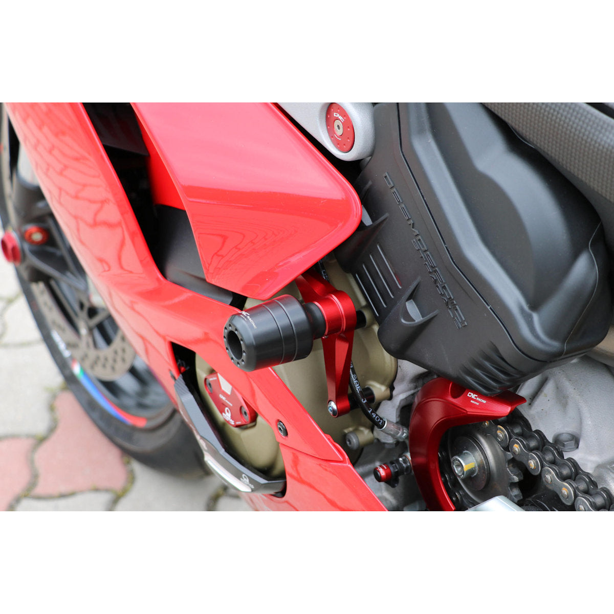 CNC Racing No Cut Frame Slider Kit for Ducati Panigale V4 V4S