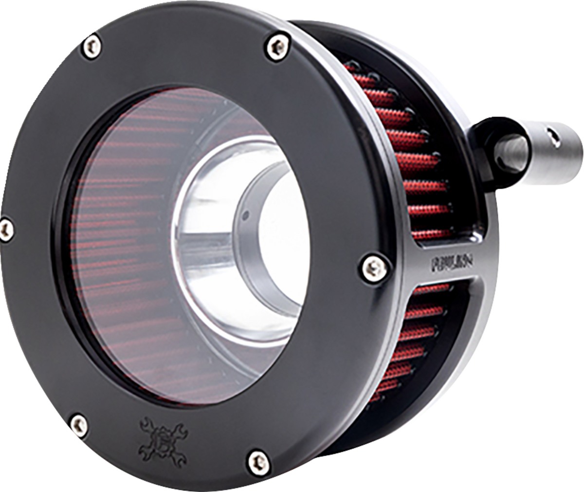 Feuling Parts BA Air Cleaner Kit - Black/Clear With Red Filter - Twin Cam