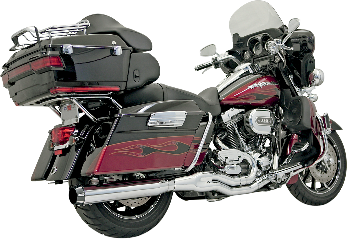 Bassani Xhaust B4 2:1 Exhaust - Chrome - Straight Can