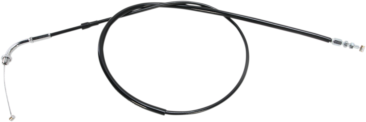 Motion Pro Black Vinyl Throttle Cable - Pull - +8" - '04-'09 VT750C