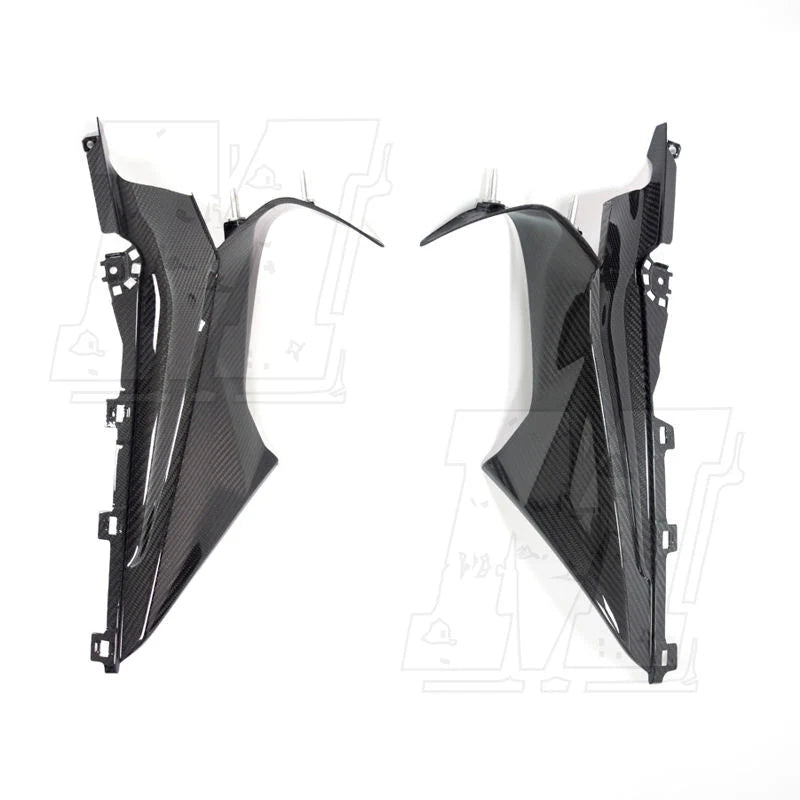 Ilmberger Carbon Fiber Upper Fairing Badge Holder Set For S1000RR 20-25 - Set (Left+Right)