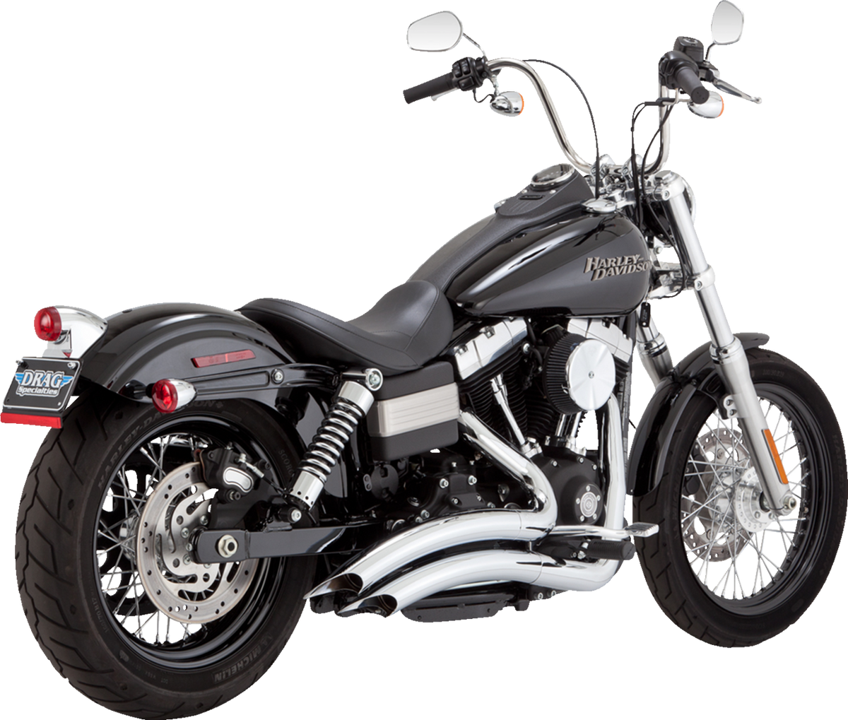 Vance &amp; Hines 2-Into-2 Big Radius Exhaust System - Chrome