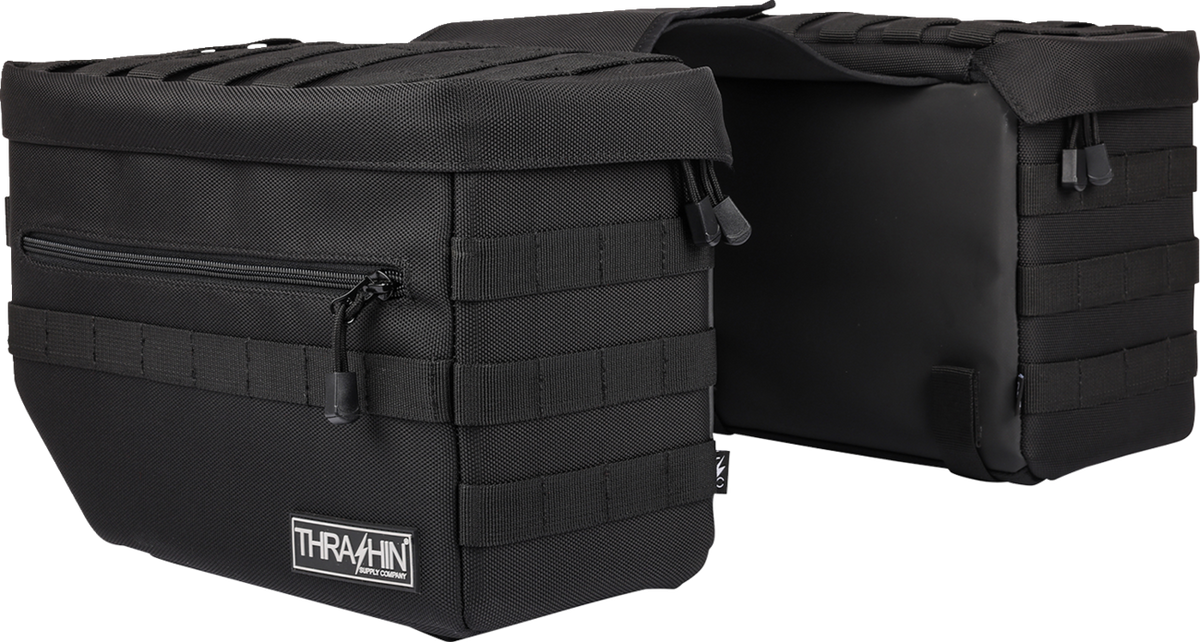 Thrashin Supply CO. Escape Saddlebags - Black