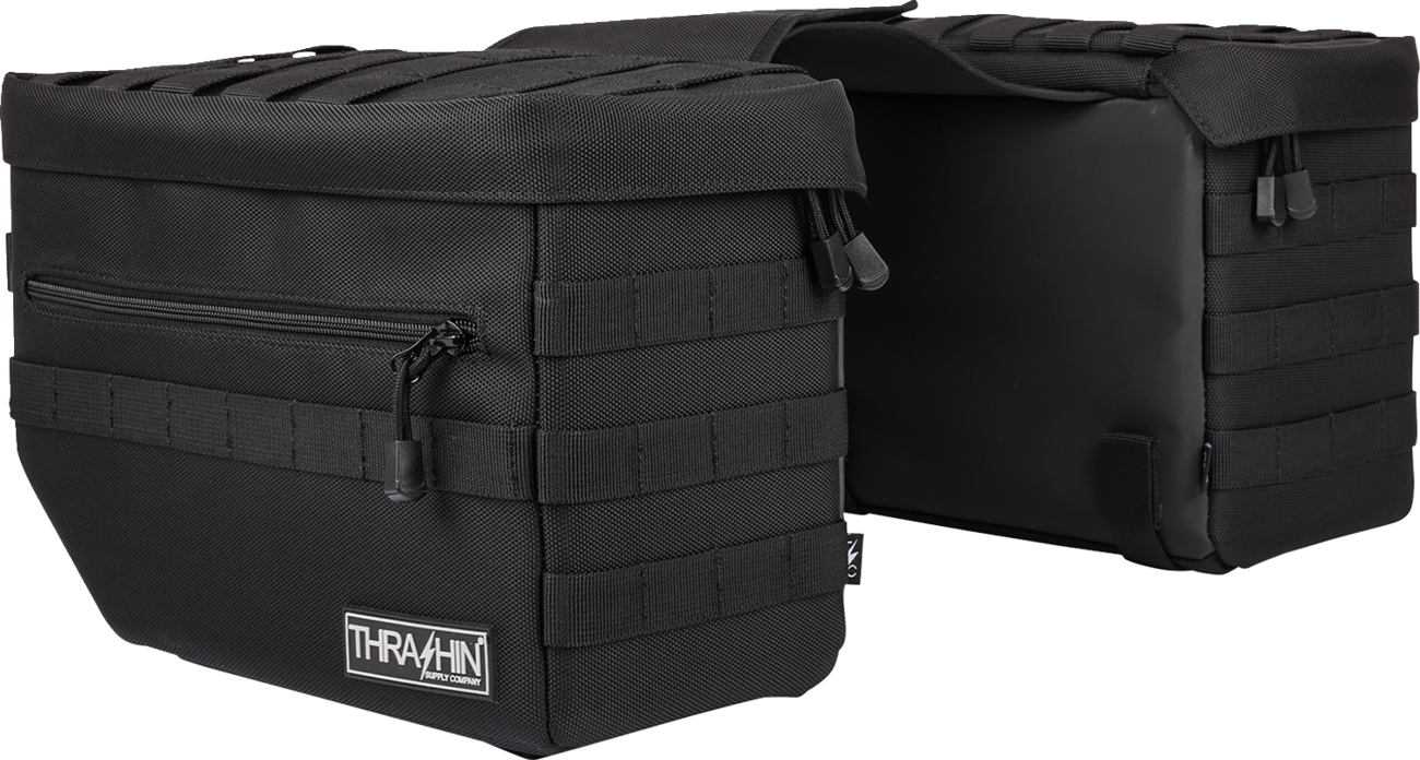 Thrashin Supply CO. Escape Saddlebags - Black