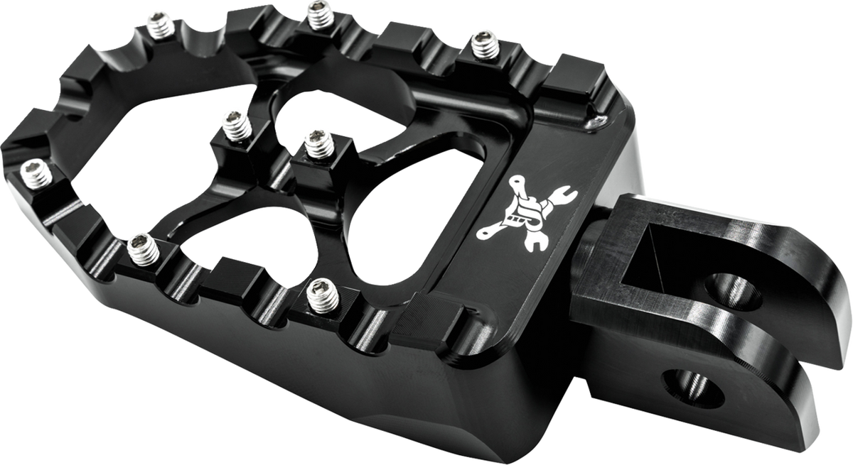 Burly Brand MX Evolution Driver Pegs - Black - Softail