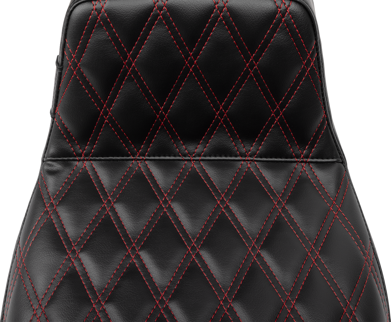 Le Pera Tailwhip Daddy Long Legs Seat - Red Double Diamond Stitch - FLH/FLT '23-'25