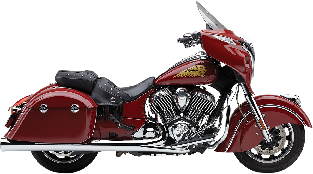 Cobra Neighbor Hater Series Mufflers - Chrome - Chieftain/Challenger/Roadmaster/Springfield
