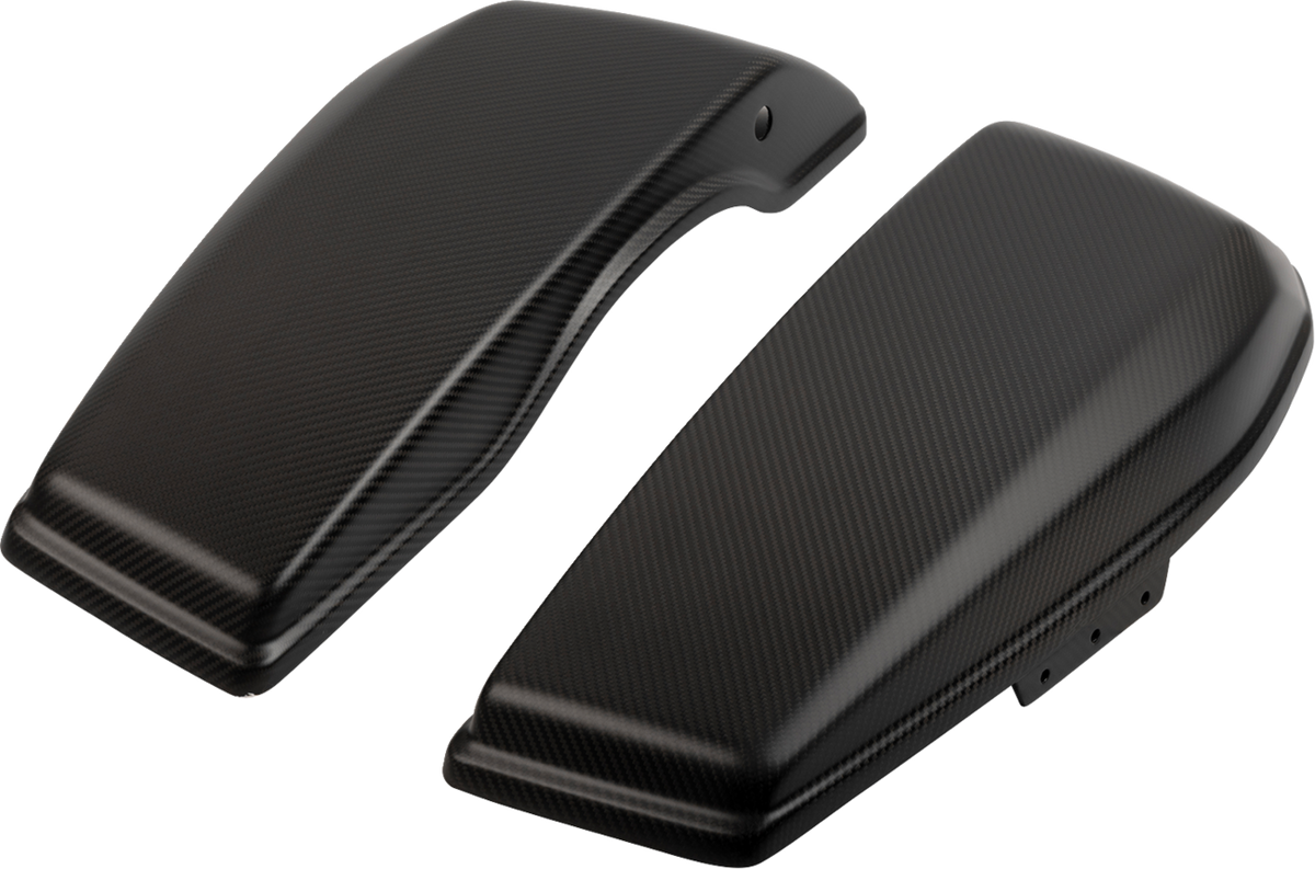 Slyfox Saddlebag Lids - Carbon Matte - FL '24-'25