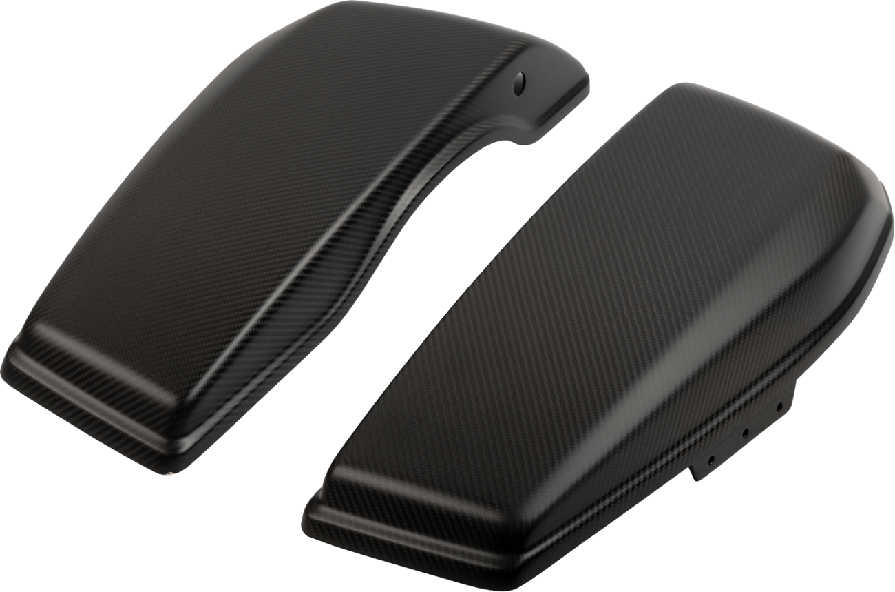 Slyfox Saddlebag Lids - Carbon Matte - FL '24-'25