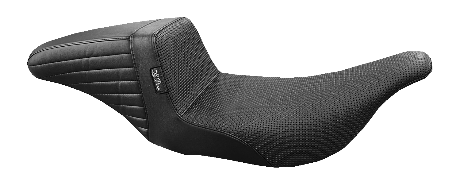 Le Pera Kickflip Seat - Basketweave - Black - FL '97-'07