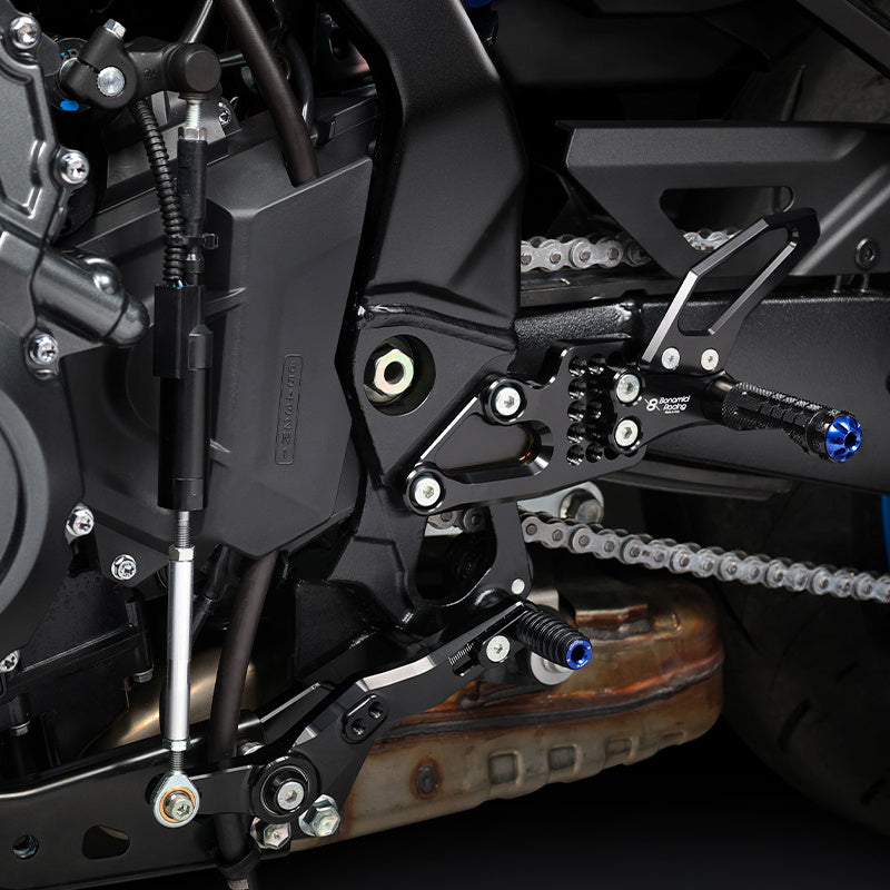 Bonamici Racing Adjustable Rearsets - Suzuki GSX-8S - GSX-8R