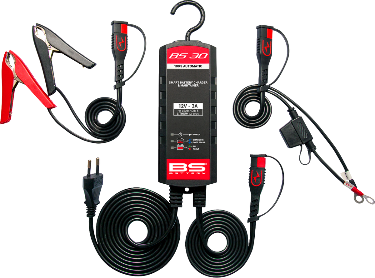 BS Battery Battery Charger/Maintainer - BS 30 - 12 V - 3 A